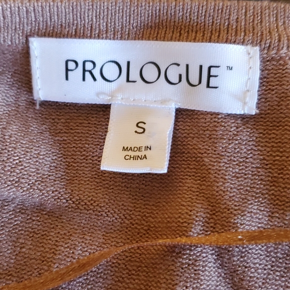 (New) Tan/Brown scoop neck Sweater - Picture 5 of 6